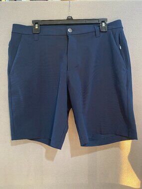 Men’s Lululemon Navy Golf Shorts Size 32 Performance Stretch Lightweight Shorts